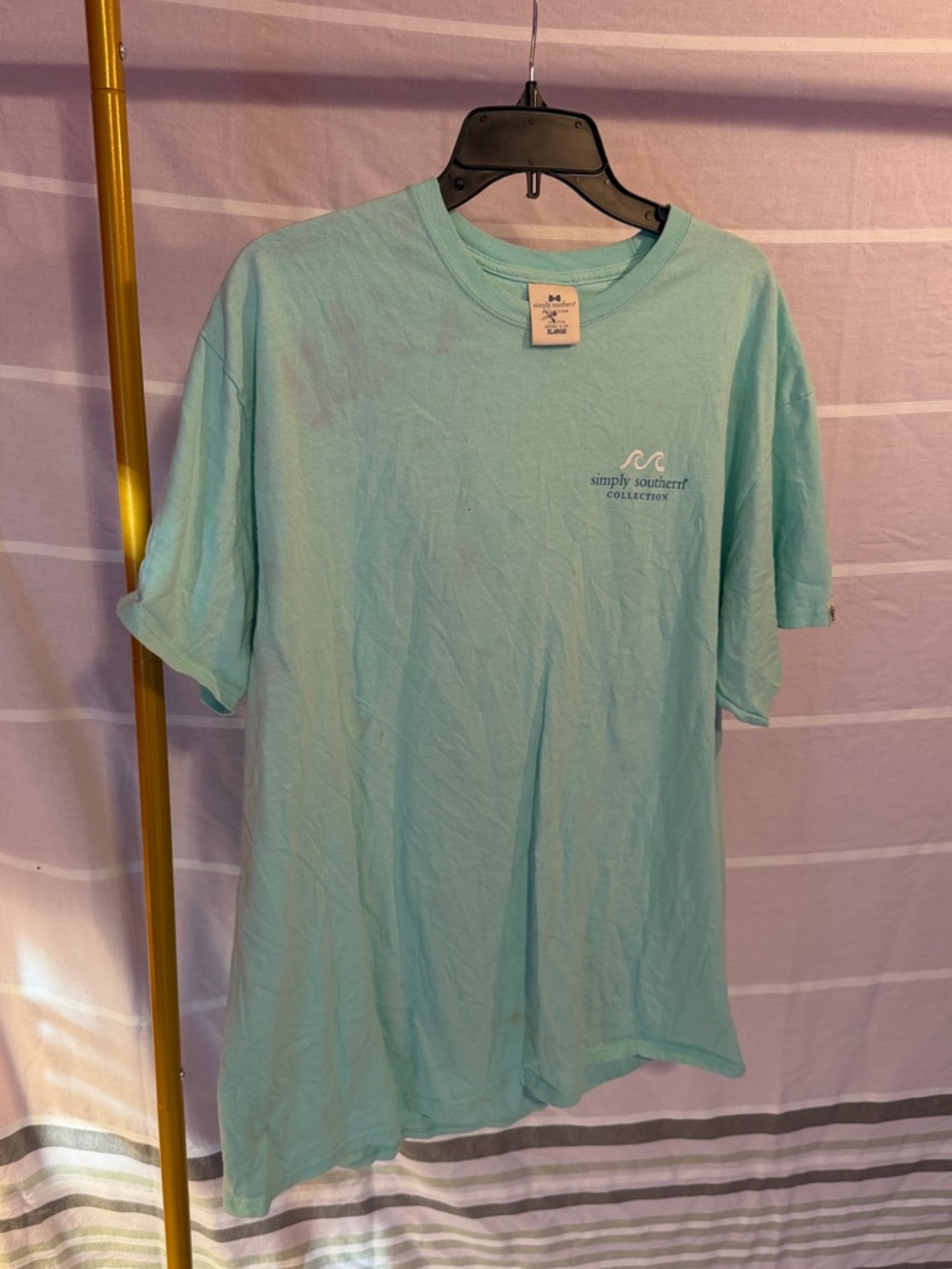 Simply Southern Short Sleeve Tee in Aqua Mint